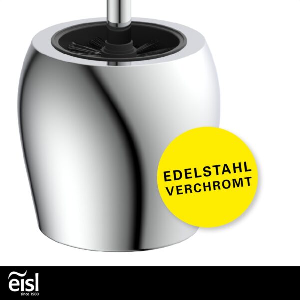 Eisl WC Bürstengarnitur Edelstahl freistehend Chrom