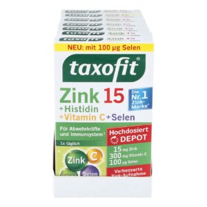 taxofit Tabletten Zink+Histidin+Selen 40 Stück 31