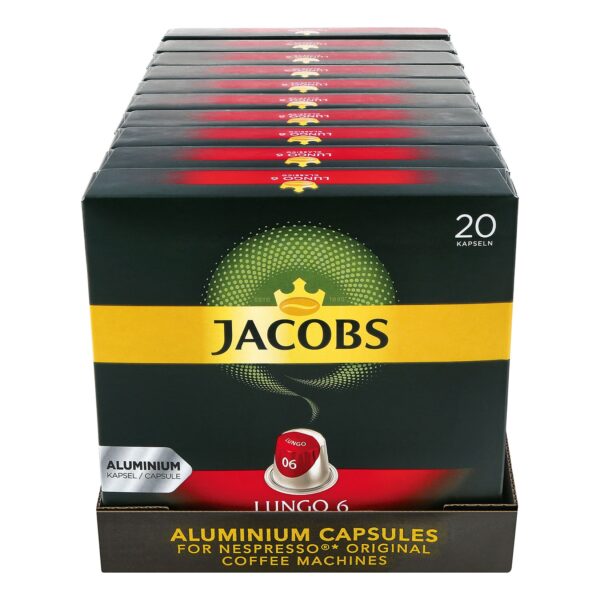 Jacobs Kaffee Lungo Classico 20 Kapseln 104 g