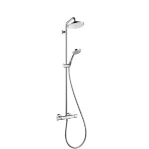 HansGrohe Showerpipe Croma 220 für Dusche chrom mit Thermostat