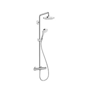 HansGrohe Showerpipe Croma Select E 180 weiß/chrom