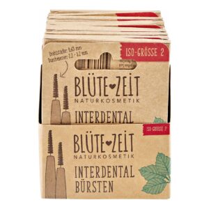 BLÜTE-ZEIT Interdentalbürste aus Holz 6 Stück