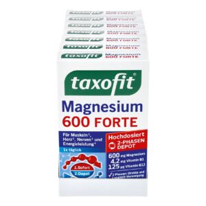 taxofit Magnesium 600 Forte Depot Tabletten 30 Stück 51