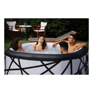 MSpa PureHaven aufblasbarer Whirlpool 185x185x68 cm für 6 Personen selbstreinigend inkl. Filterkatuschen und Abdeckung - versch. Ausführungen