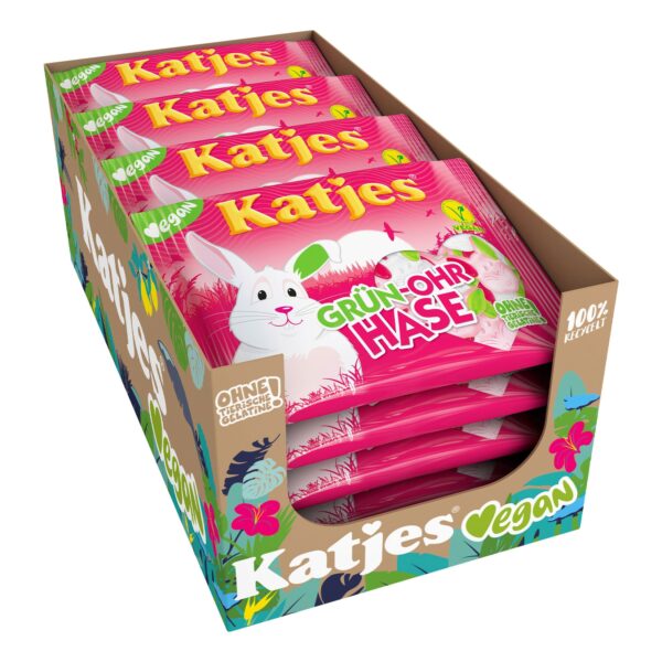 Katjes Fruchtgummi Grün-Ohr Hase 175 g