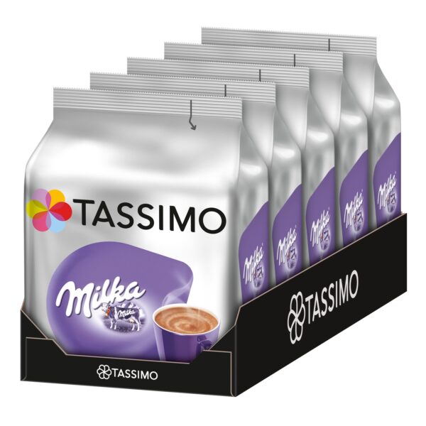 Tassimo Milka Köstliche Kakaospezialität 40 Kapseln 5x 240 g