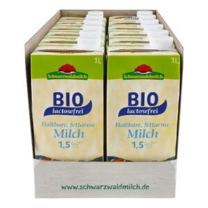 Schwarzwaldmilch Bio lactosefreie H-Milch 1