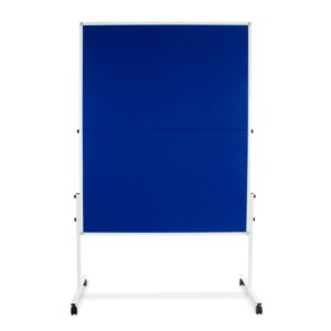 Filz-Moderationstafel   Klappbar   Mit Rollen   150x120 cm