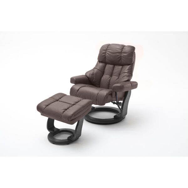 iNNoSeat by MCA + CALGARY XXL Relaxer 180 mit Hocker - versch. Ausführungen - braun schwarz