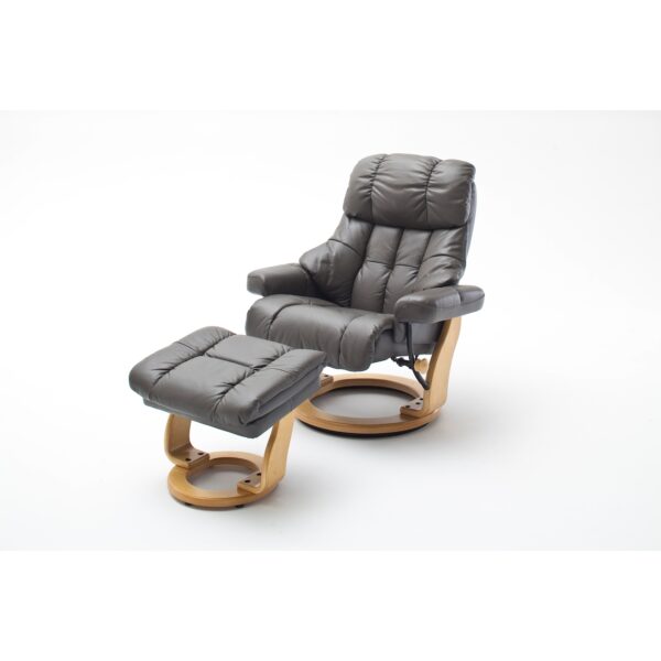 iNNoSeat by MCA + CALGARY XXL Relaxer 180 mit Hocker - versch. Ausführungen - schlamm natur