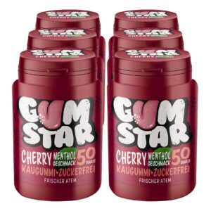 Gumstar Cherry Menthol Kaugummi 50 Stück