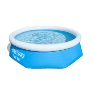 Bestway® Fast Set™ Aufstellpool-Set mit Filterpumpe Ø 244 x 66 cm blau