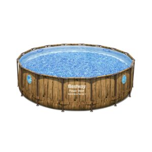 Bestway® Power Steel™ Swim Vista Series™ Frame Pool Komplett-Set mit Filterpumpe Ø 488 x 122 cm