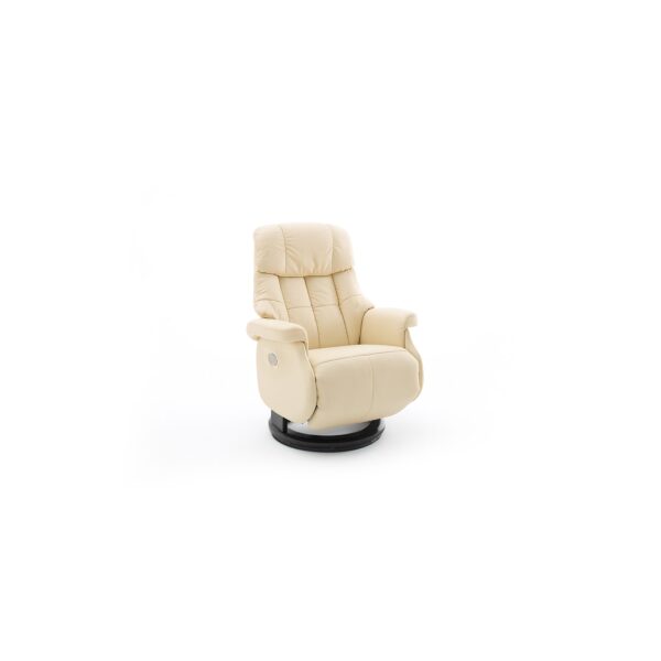 iNNoSeat by MCA + CALGARY COMFORT Relaxer Relaxsessel Fernsehsessel XL elektrisch - versch. Farben - Creme/Schwarz