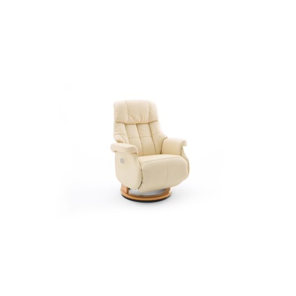 iNNoSeat by MCA + CALGARY COMFORT Relaxer Relaxsessel Fernsehsessel XL elektrisch - versch. Farben - Creme/Natur