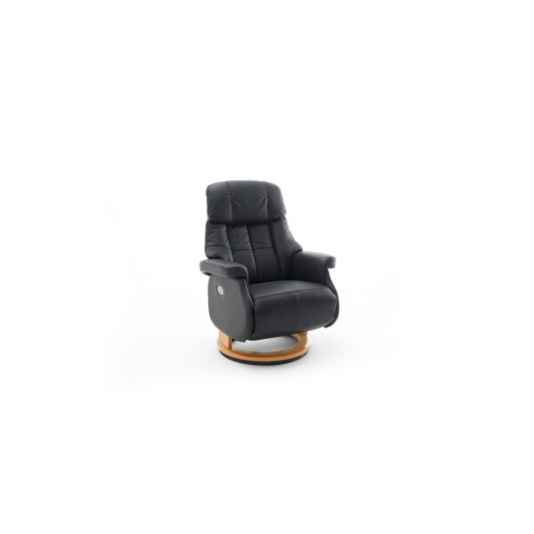 iNNoSeat by MCA + CALGARY COMFORT Relaxer Relaxsessel Fernsehsessel XL elektrisch - versch. Farben - Schwarz/Natur