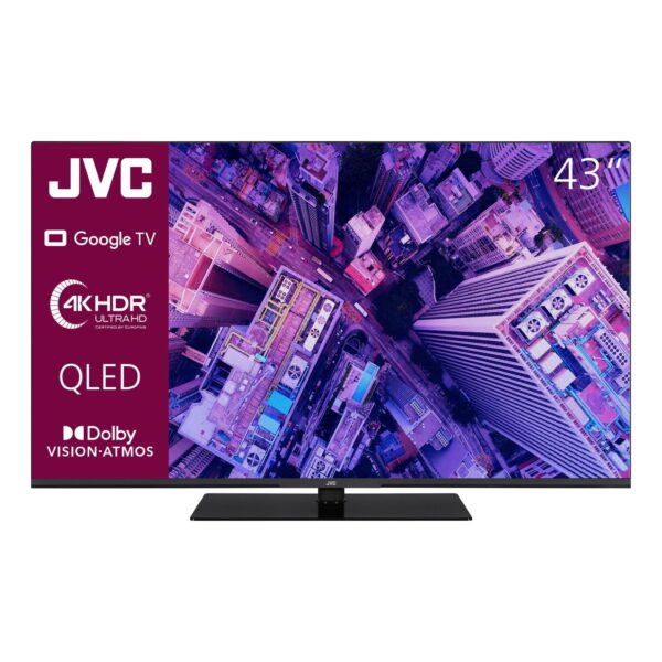 JVC LT-43VGQ8255 Google TV 43 Zoll QLED Fernseher (4K UHD Smart TV