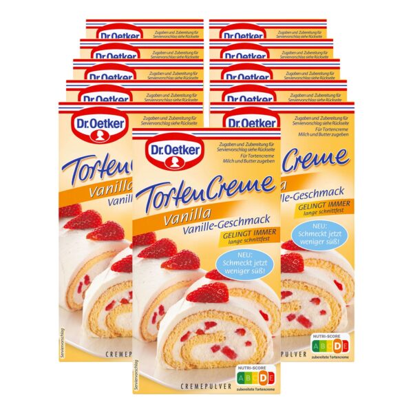 Dr. Oetker Tortencreme Vanilla für 300 ml Milch