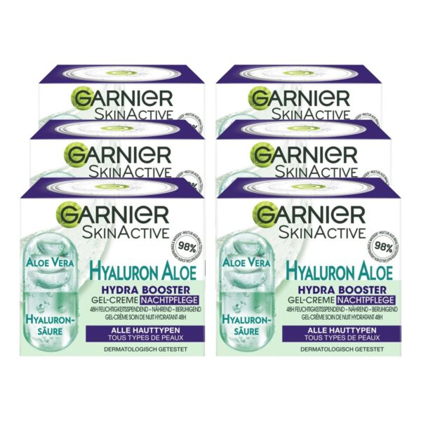 Garnier Skin Acitve Hyaluron Aloe Gel-Creme Nachtpflege 50 ml