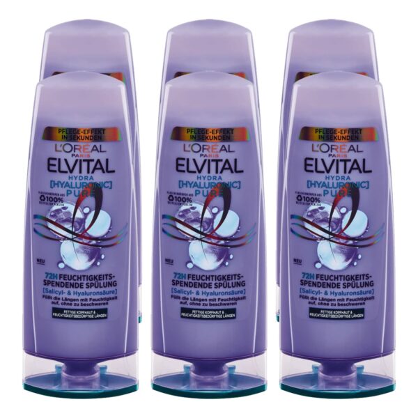 L'Oreal Elvital Hydra Hyaluronic Pure Spülung 250 ml