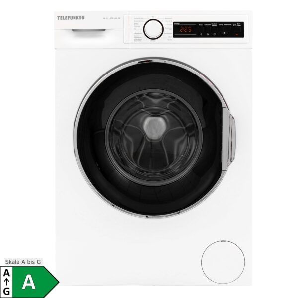 Telefunken Waschmaschine W-8-1400-A0-W  8 kg   1400 U/Min   Energieklasse A   Dampffunktion   AquaStop