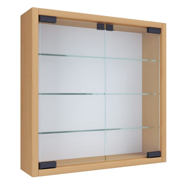 VCM Holz Glas Hängevitrine Wandvitrine Sammel Deko Sammler Vitrine Mandosa S