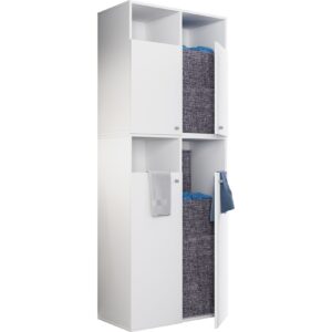 VCM Stoff Wäscheschrank Wäschetruhe Wäschebox Wäschekorb Stoffbox Wäsche Dreso XXL4f