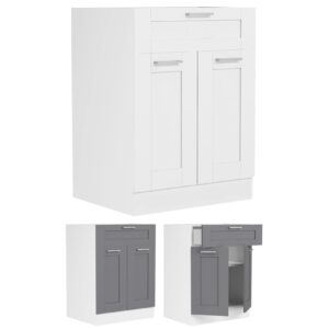 VCM Küchenschrank Breite 60 cm Schublade Unterschrank Küche Küchenmöbel Landhaus Colura