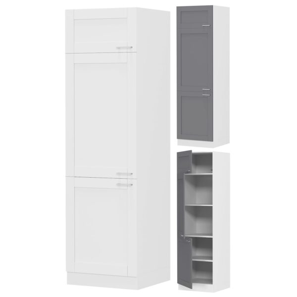 VCM Küchenschrank Breite 60 cm Hochschrank Küche Küchenmöbel Landhaus Colura