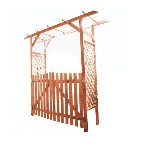 Promadino Set Pergola "Bamberg" mit Türen