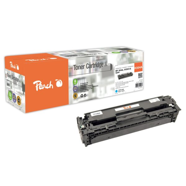 Peach HP 304 AC Toner cy ersetzt HP No. 304A C