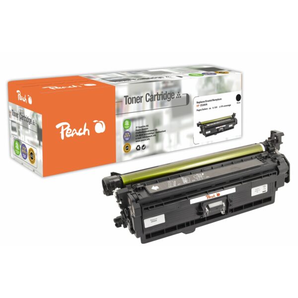 Peach HP 647 ABK Toner bk ersetzt HP No. 647A BK