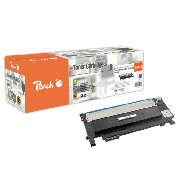 Peach S4092  Toner cy ersetzt Samsung CLT-C4092S/ELS