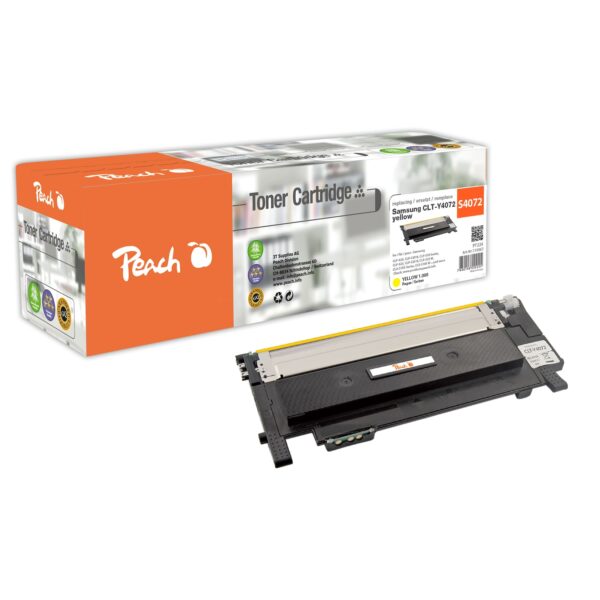 Peach S4072  Toner ye ersetzt Samsung CLT-Y4072S/ELS