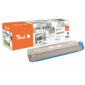 Peach O440591  Toner cy ersetzt OKI 44059107 für z.B. OKI C 810 CDTN