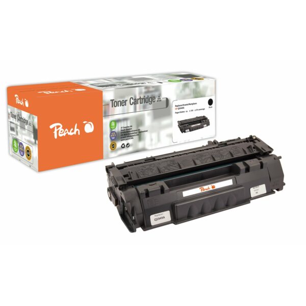 Peach HP 49 ABK Toner bk ersetzt Canon