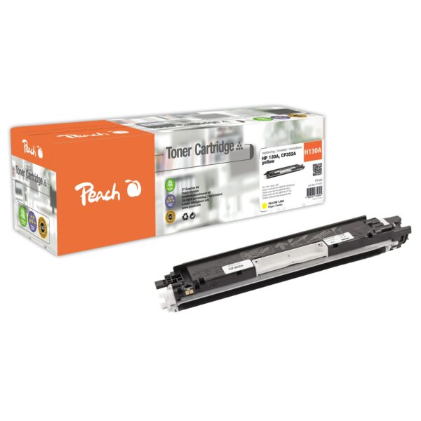 Peach HP 130 AY Toner ye ersetzt HP No. 130A Y