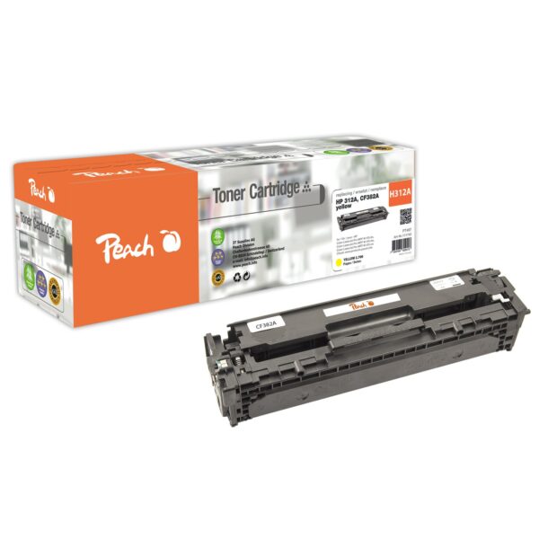 Peach HP 312 AY Toner ye ersetzt HP No. 312A Y