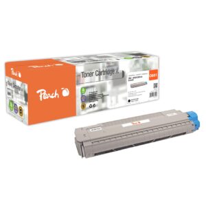 Peach O4464-3004BK Toner bk ersetzt OKI No. 4464-3004BK