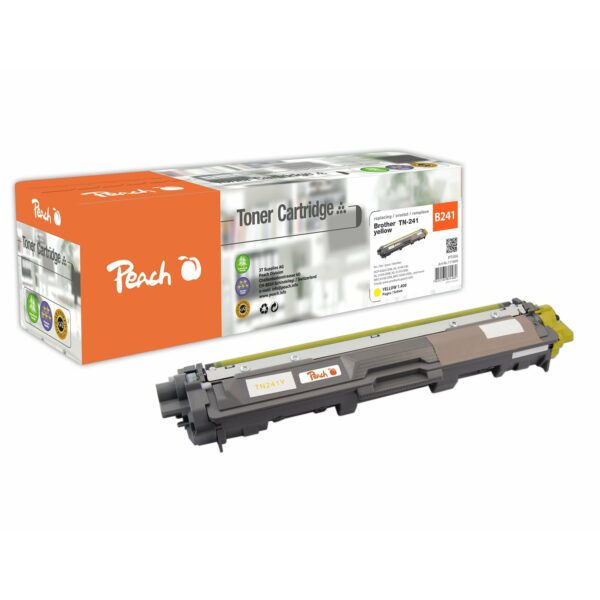 Peach B241 Y Toner ye ersetzt Brother TN-241Y für z.B. Brother DCP -9020 CDW