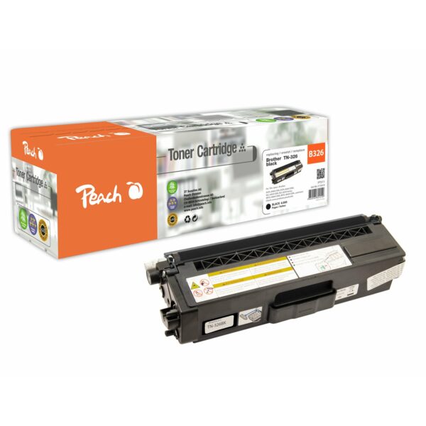 Peach B326 BK Toner XL bk ersetzt Brother TN-326BK für z.B. Brother HLL 8350 CDW