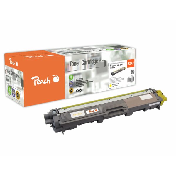 Peach B242 Y Toner ye ersetzt Brother TN-242Y für z.B. Brother DCP -9022 CDW