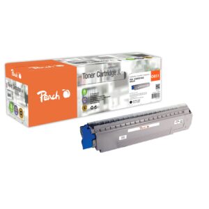 Peach O4405  Toner bk ersetzt OKI 44059168 für z.B. OKI MC 851 CDTN