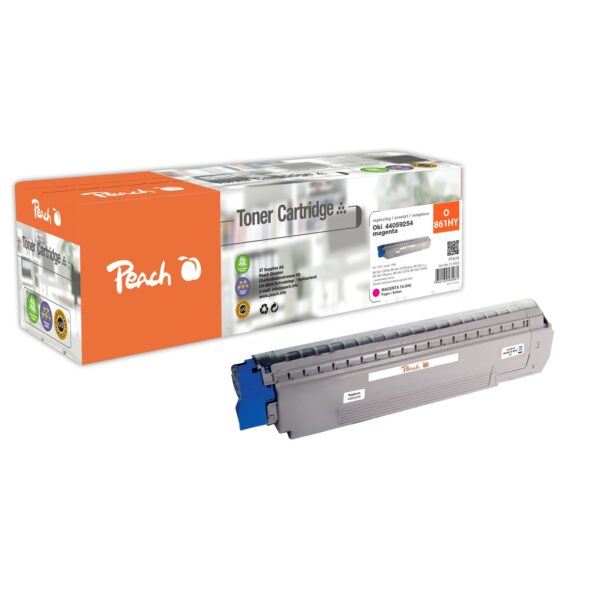 Peach O4405  Toner XL ma ersetzt OKI 44059254 für z.B. OKI MC 861 CDTN