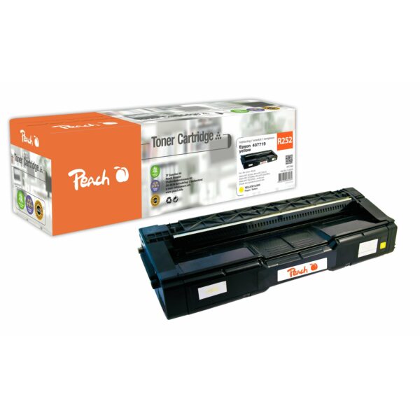 Peach R252  Toner ye ersetzt Ricoh 407719 für z.B. Ricoh Aficio SP C 252 dn