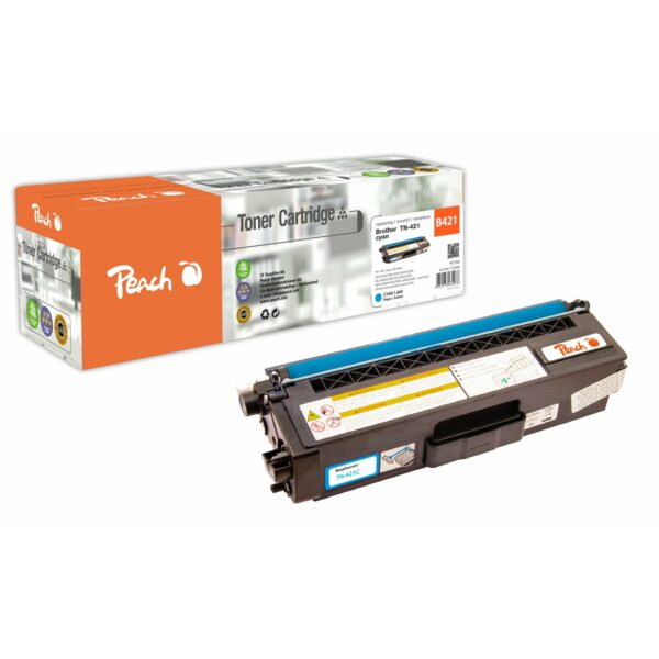 Peach B421 C Toner cy ersetzt Brother TN-421C für z.B. Brother MFCL 8690 CDW