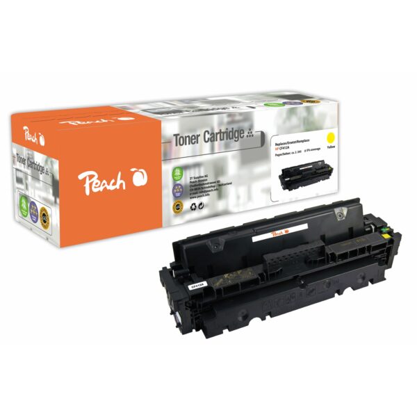 Peach HP 410 AY Toner ye ersetzt HP No. 410A Y