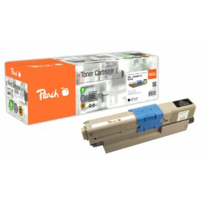 Peach O4650-87 Toner bk ersetzt OKI 46508716 für z.B. OKI C 332 DN