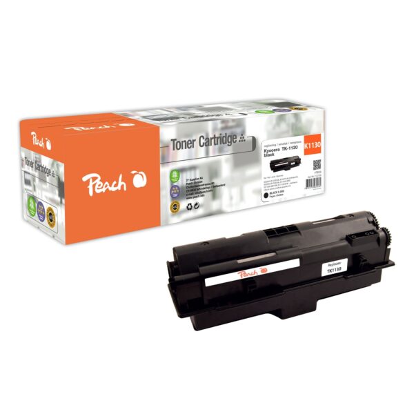 REFURBISHED – Peach K1130  Toner bk ersetzt Kyocera TK-1130 für z.B. Kyocera ECOSYS M 2030 dn