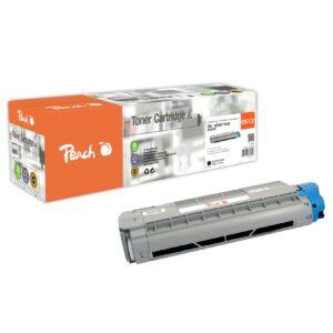 Peach O4650-75 Toner bk ersetzt OKI 46507508 für z.B. OKI C 612 DN